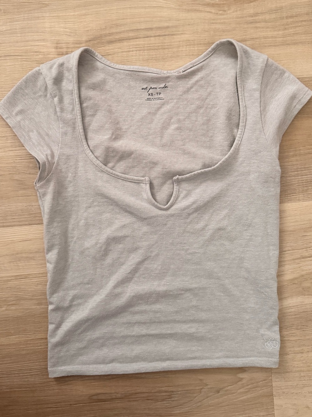 Urban outfitters out from under grey baby tee